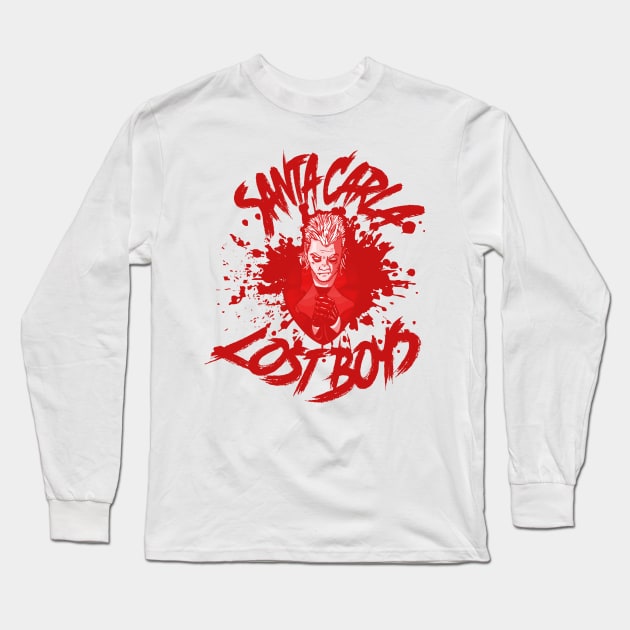 Santa Carla Lost Boys (blood red variant) Long Sleeve T-Shirt by GodsBurden